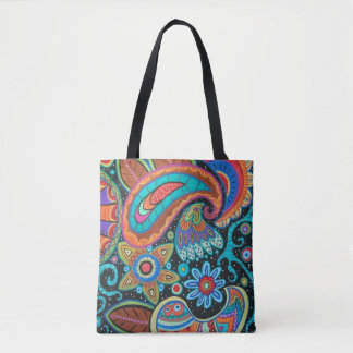 Bolso De Tela Resumen Paisley