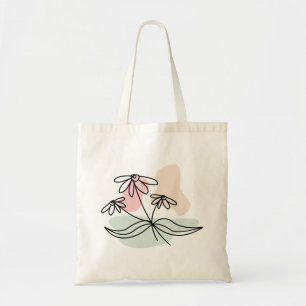 Bolso De Tela Resumen Pastel Floral
