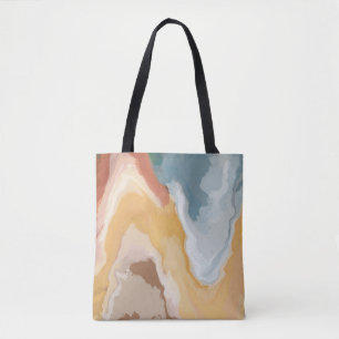 Bolso De Tela Resumen Pastel Paint Edición de verano