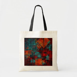 Bolso De Tela Resumen Patrón artístico moderno de Guay colorido