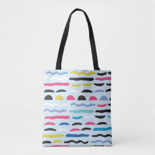 Bolso De Tela Resumen Patrón Decorativo Geométrico Sin Marea.