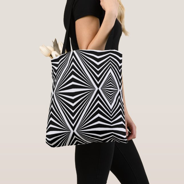 Bolso De Tela Resumen Patrón sin costura Artista moderno (Detalle)