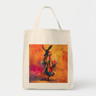 Bolso De Tela Resumen Samurai Warrior Silhouette