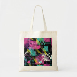 Bolso De Tela Resumen sin costura, chicas chicos moda, colorido.