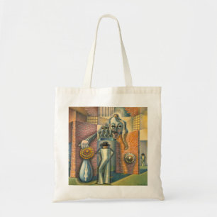 Bolso De Tela Resumen surrealista Benjamin Berlin Arte figurativ