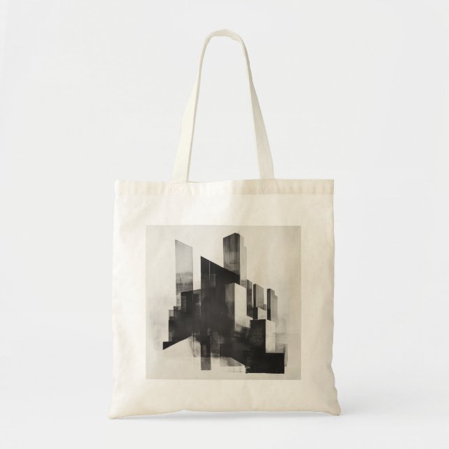 Bolso De Tela Resumen Tote de Cityscape (Frente)