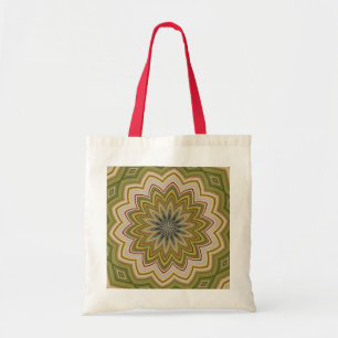 Bolso De Tela Resumen verde