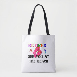 Bolso De Tela Retirado... Nos vemos en la playa