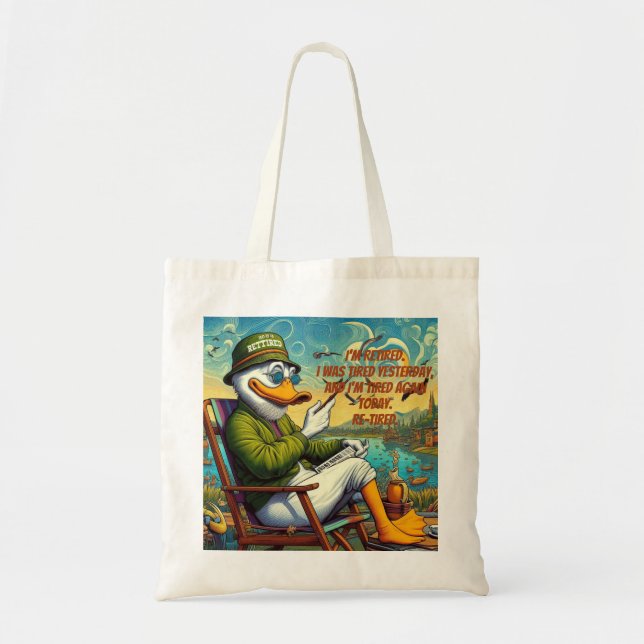 Bolso De Tela Retirado y Relajado (Frente)