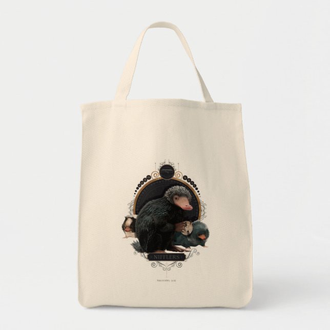 Bolso De Tela Retrato Art Nouveau de NIFFLER™s (Frente)