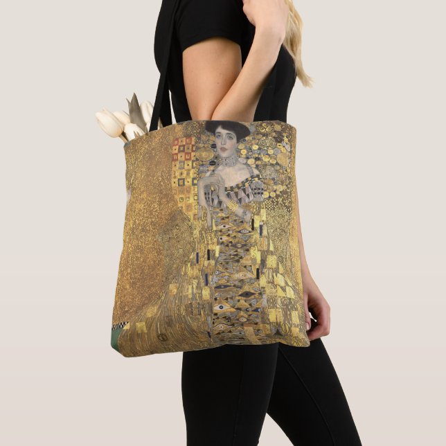 Bolso De Tela Retrato de Adele Bloch-Bauer 1, Arte Klimt (Detalle)