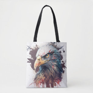Bolso De Tela Retrato de águila Pintura de animales Vida silvest