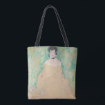 Bolso De Tela Retrato de Amalie Zuckerkandl por Gustav Klimt<br><div class="desc">El retrato inconcluso de Amalie Zuckerkandl (1917) de Gustav Klimt es un retrato de arte fino de la época victoriana que presenta a una mujer sentada con los brazos doblados hacia ella y ella por el vestido de hombro que fluye hacia el suelo. Los críticos de arte predicen que este...</div>