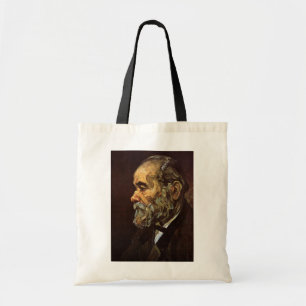 Bolso De Tela Retrato de anciano con barba por Vincent van Gogh