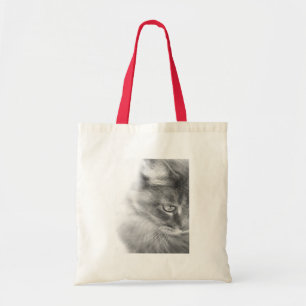 Bolso De Tela Retrato de "Angel Kitty"