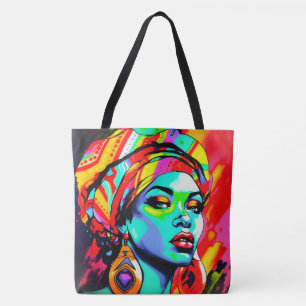 Bolso De Tela Retrato de arte pop