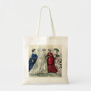 Bolso De Tela Retrato de boda de fiesta de novia victoriana vint