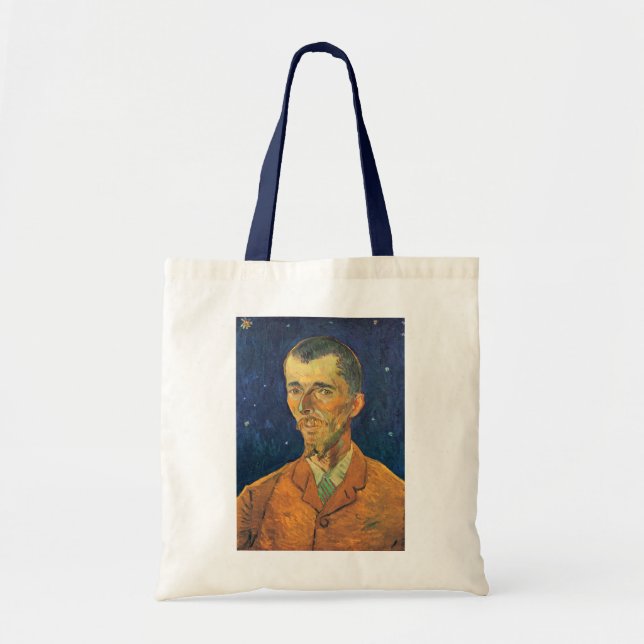 Bolso De Tela Retrato de Eugene Boch por Vincent van Gogh (Frente)