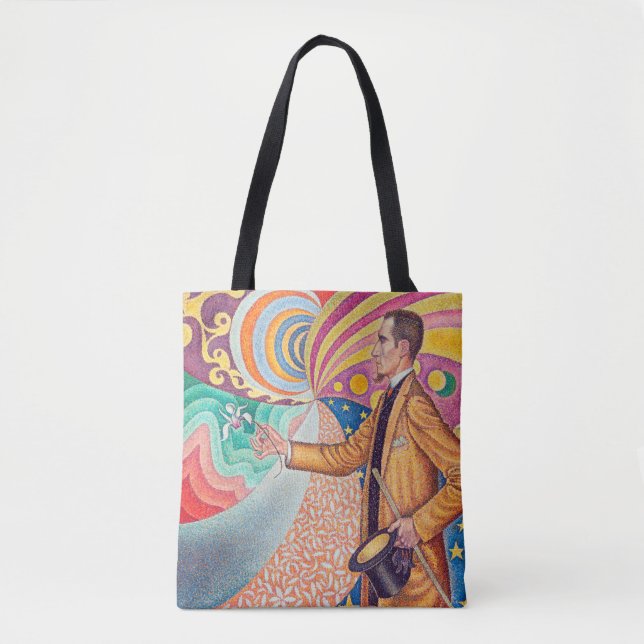 Bolso De Tela Retrato de Félix Feneon, Signac (Anverso)