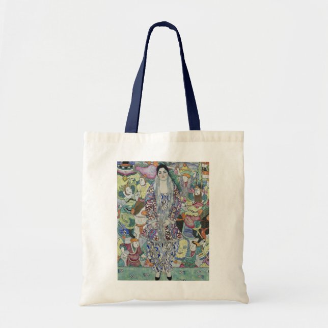 Bolso De Tela Retrato de Friederike Maria Beer por Gustav Klimt (Frente)