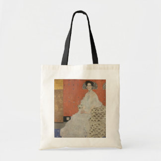 Bolso De Tela Retrato de Fritza Riedler por Gustav Klimt