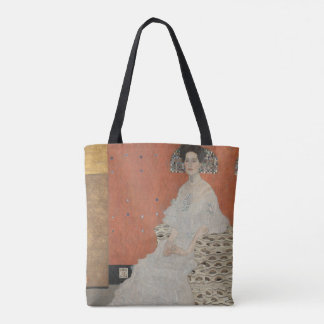 Bolso De Tela Retrato de Fritza Riedler por Gustav Klimt