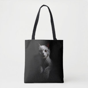Bolso De Tela Retrato de gato