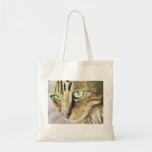 Bolso De Tela Retrato de gato