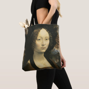 Bolso De Tela Retrato de Ginevra Benci de Leonardo da Vinci