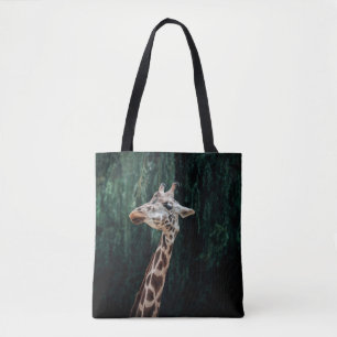 BOLSO DE TELA RETRATO DE GIRAFFE CUTE