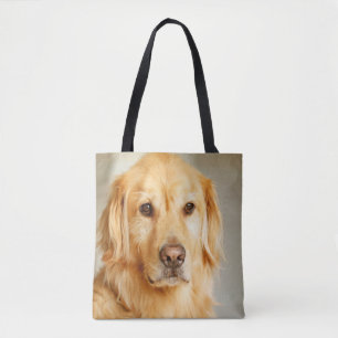 Bolso De Tela Retrato de Golden Retriever