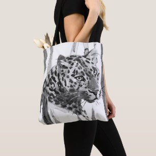Bolso De Tela Retrato de guepardo
