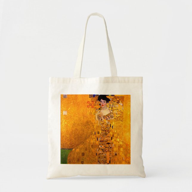 Bolso De Tela Retrato de Gustav Klimt de Adele Bloch Bauer (Frente)