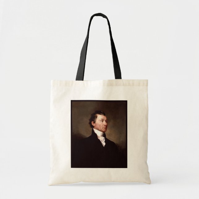 Bolso De Tela Retrato de James Monroe, primer presidente norteam (Frente)