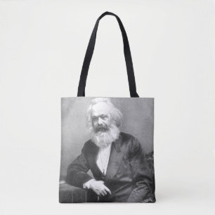 Bolso De Tela Retrato de Karl Marx