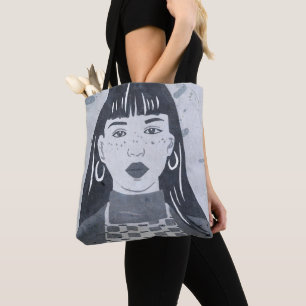 Bolso De Tela Retrato de la noche