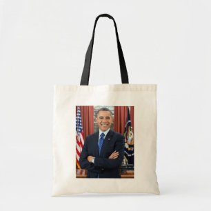 Bolso De Tela Retrato de la Oficina Oval, Obama Barack President