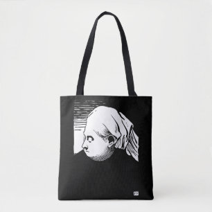 Bolso De Tela Retrato de madera de la Reina Victoria