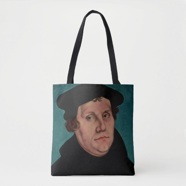Bolso De Tela Retrato de Martin Luther, 1529 (Anverso)