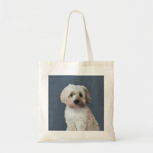 Bolso De Tela retrato de mascota perro Shorkie