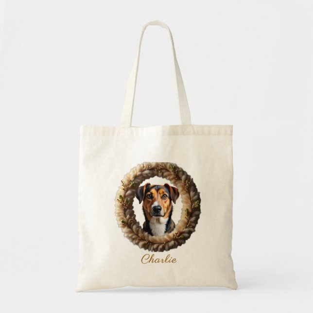 Bolso De Tela Retrato de Mascota Personalizado – Simplemente Sub (Frente)