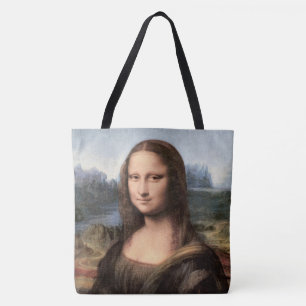 Bolso De Tela Retrato de Mona Lisa / Pintura