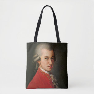 Bolso De Tela Retrato de Mozart Barbara Krafft de la música