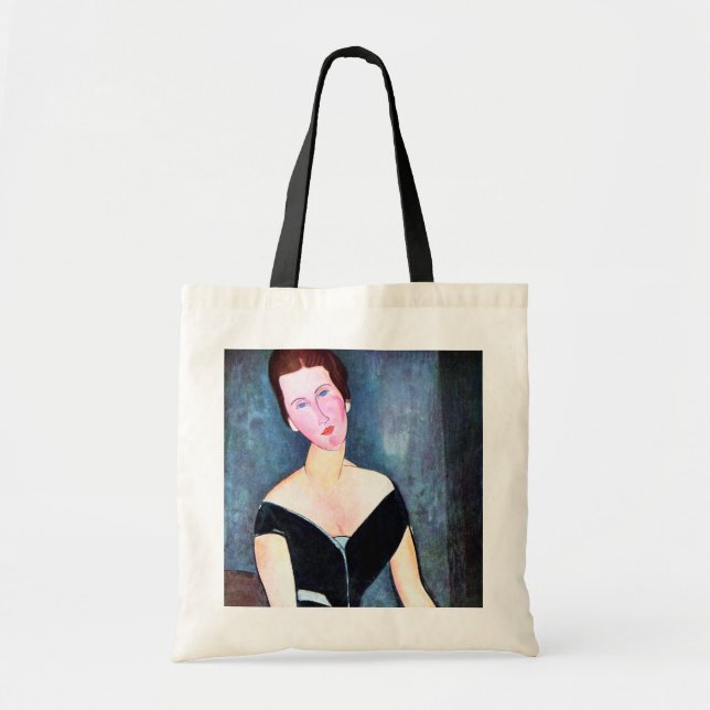 Bolso De Tela Retrato de mujer, Modigliani (Frente)