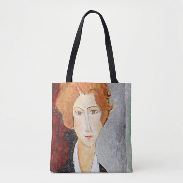 Bolso De Tela Retrato de mujer, Modigliani (Anverso)