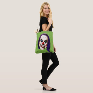 Bolso De Tela Retrato de payaso nocturno