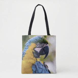 Bolso De Tela Retrato de perfil de loro de Macaw