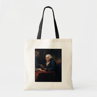 Bolso De Tela Retrato de pulgar, Padre fundador Benjamin Frankli