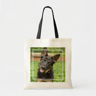 Bolso De Tela Retrato de un pastor alemán