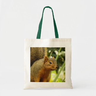 Bolso De Tela Retrato de una ardilla Fotografía de animales de l